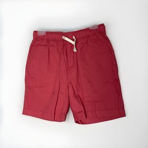 Crewcuts Drawstring Elastic Waist Pull On Shorts Boys 10 Pockets Red Casual
